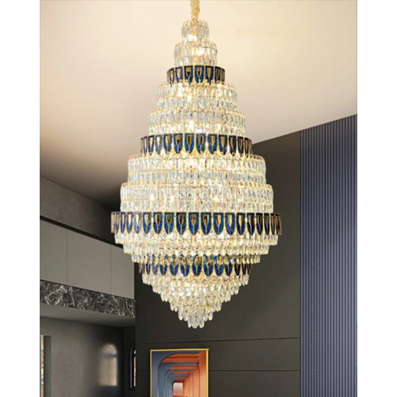 Imperial Crown Double Height Chandelier