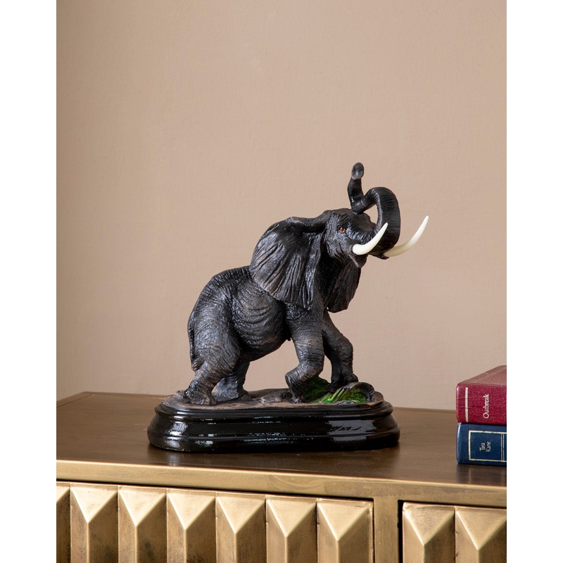 Majestic Elephant Tabletop Sculpture – Small