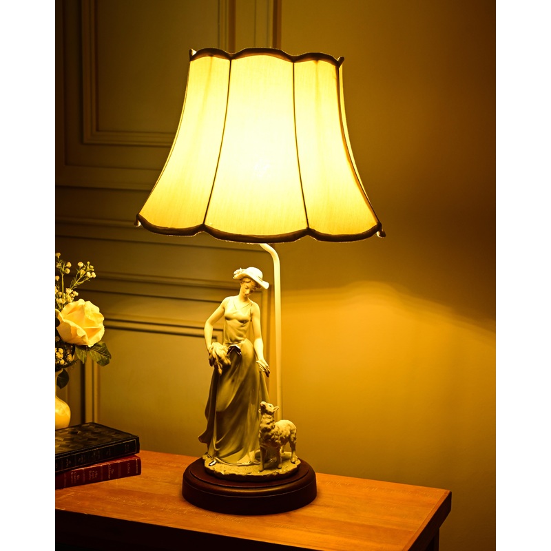 Victorian Lady – Fine Porcelain Figurine Table Lamp