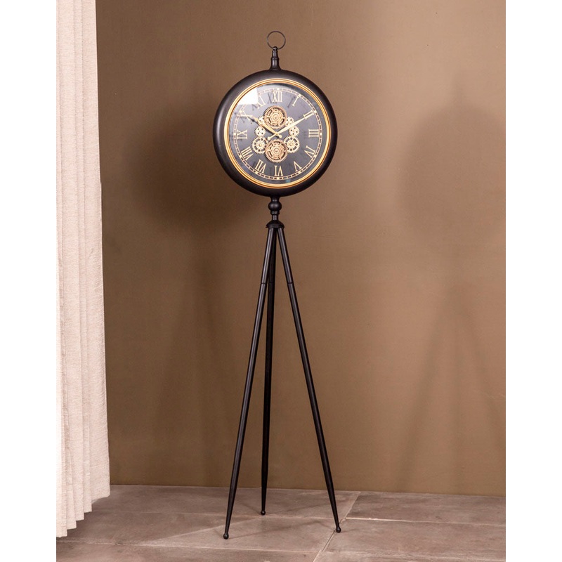 Vintage-Styled Tripod Clock