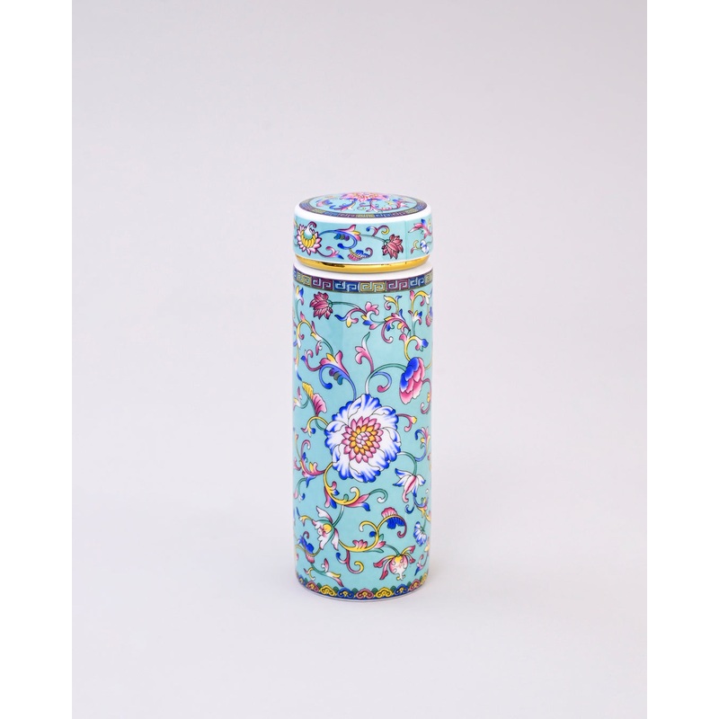 Ceramic Travel Flask – Blue