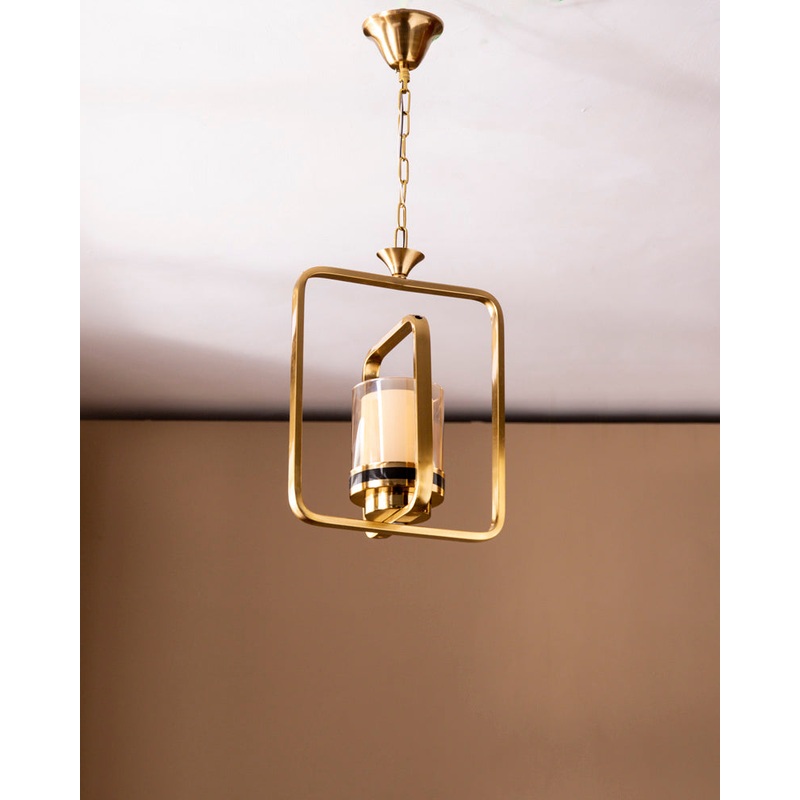 Eternal Golden Frame Pendant Light