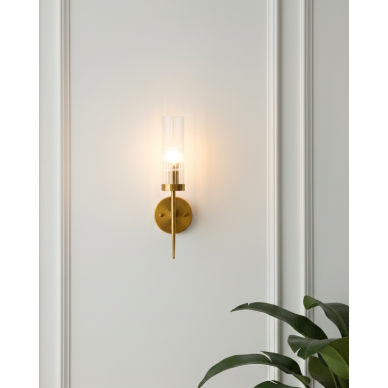 Glass Shade Wall Sconce Light