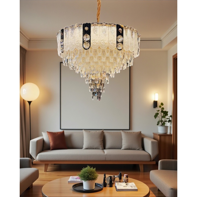 Imperial Cascade Crystal Chandelier – 600MM