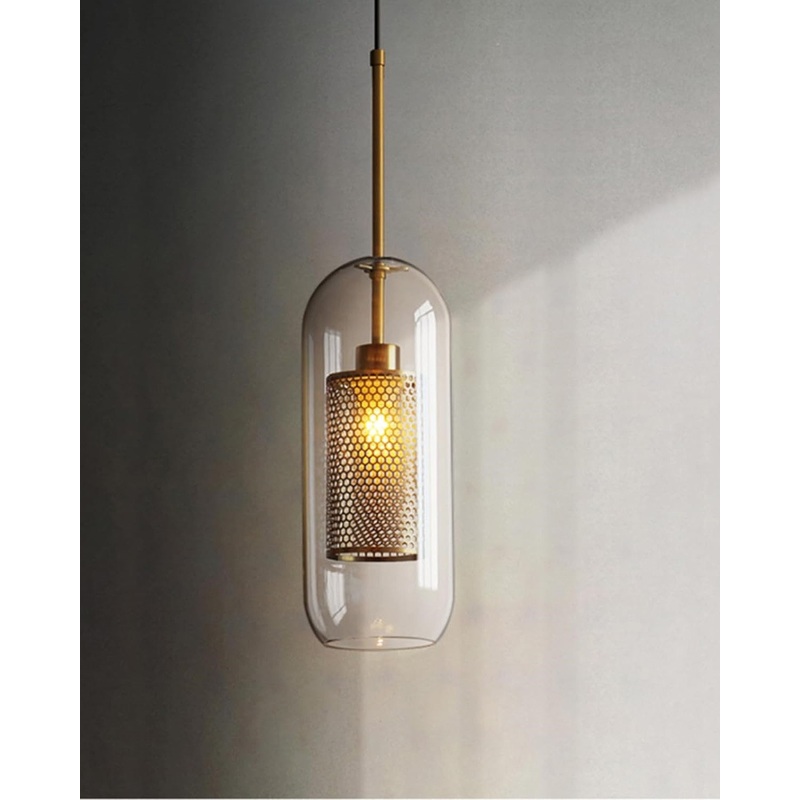Lumen Mesh Pendant Light – Smoke