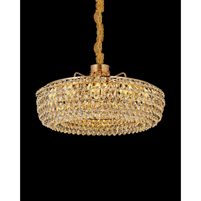 Luxe Round Crystal Chandelier – 750MM