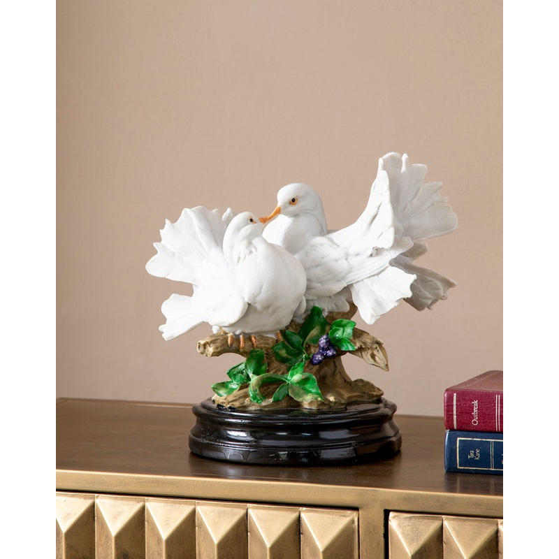 ‘Nestled in Love’ Decorative Doves Tabletop Figurine