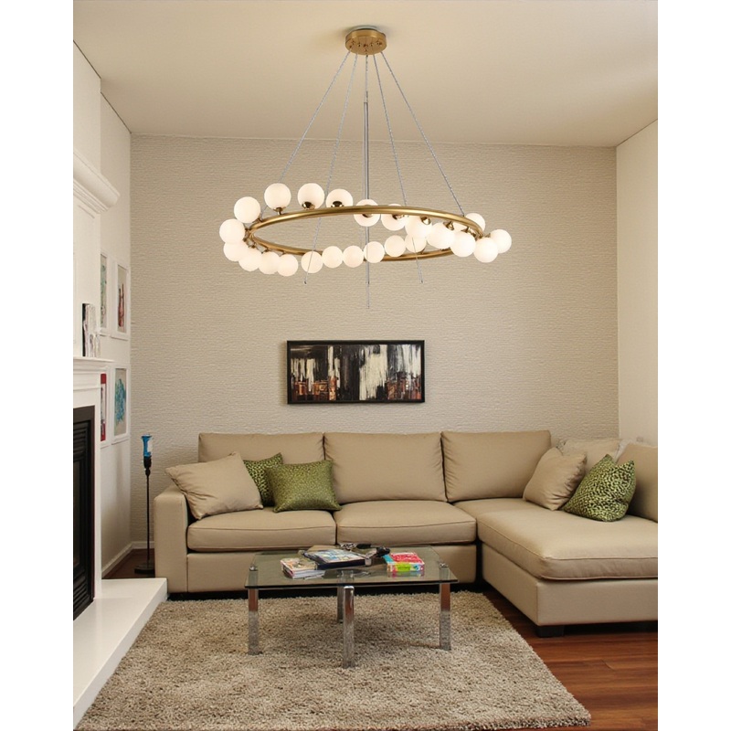 Stellar Sphere Chandelier – 25 Bulb