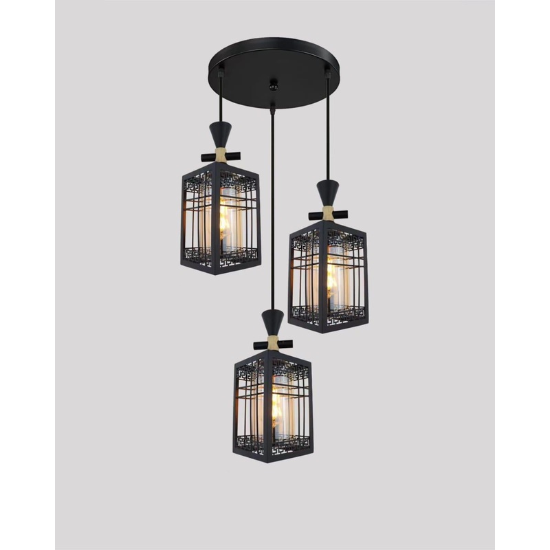 Vintage Lantern Hanging Pendant Light