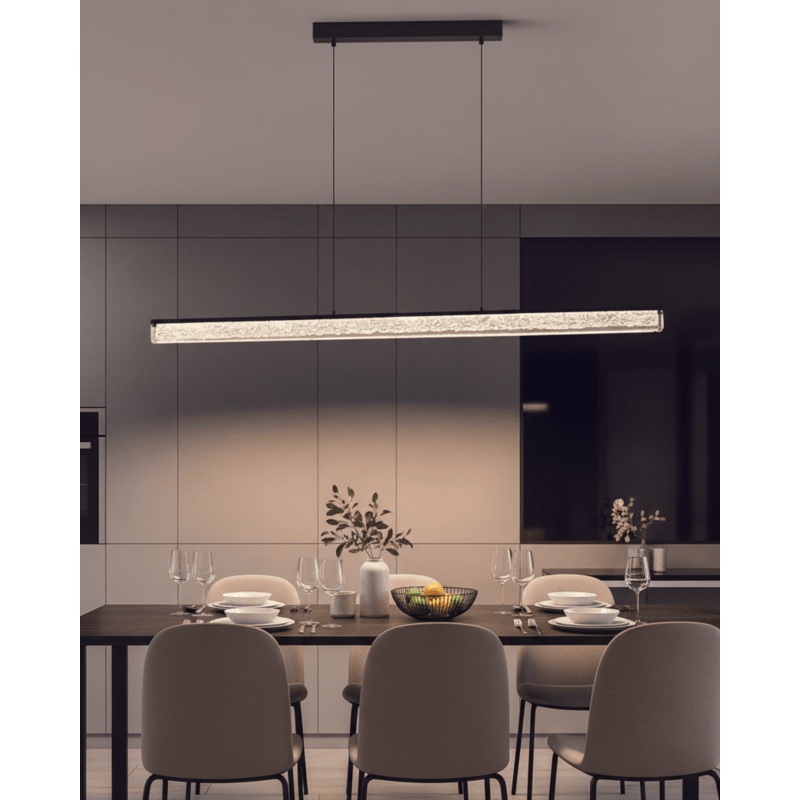 Aurora Linear Crystal Pendant Light