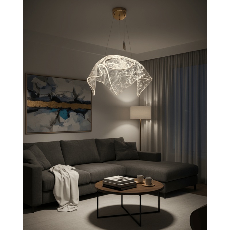 Ethereal Glow LED Chandelier