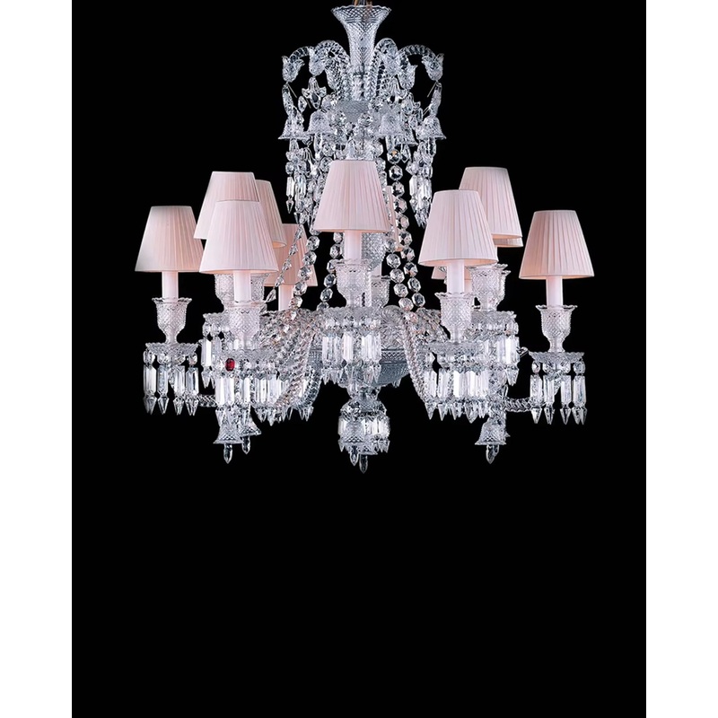 Imperial Shade Crystal Chandelier – 18 Lights