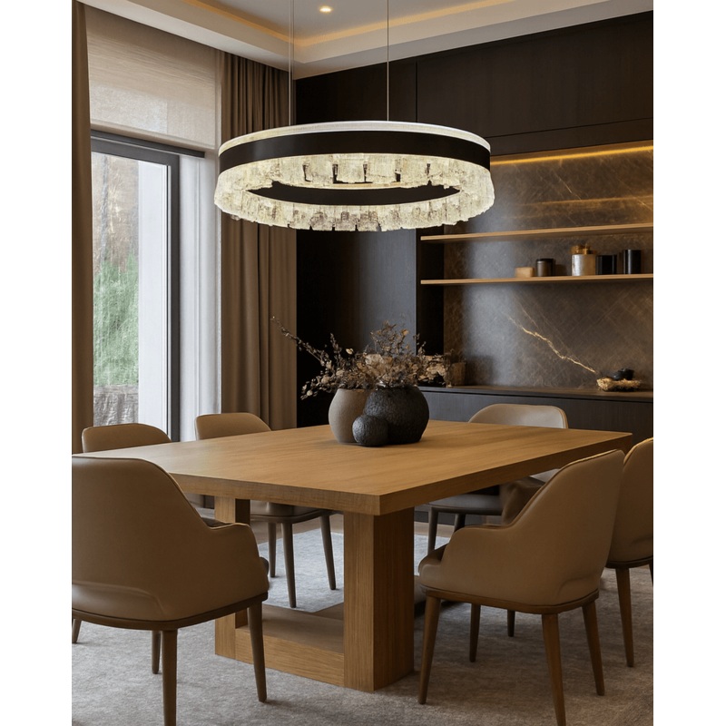 Lustra Crown Crystal Chandelier – 800MM