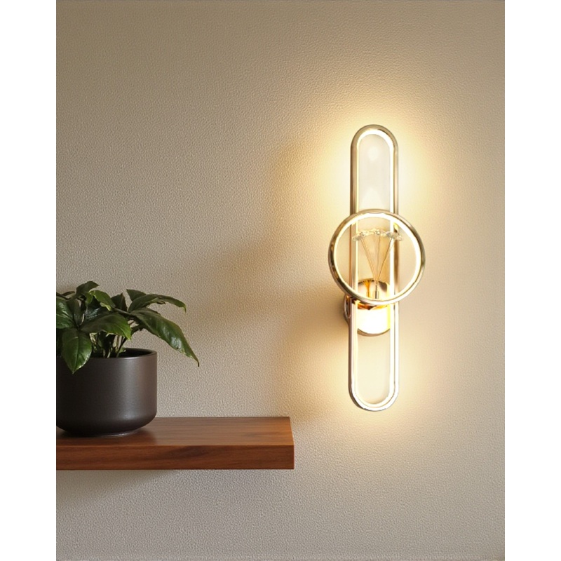 Modern Art Deco Ring Wall Sconce