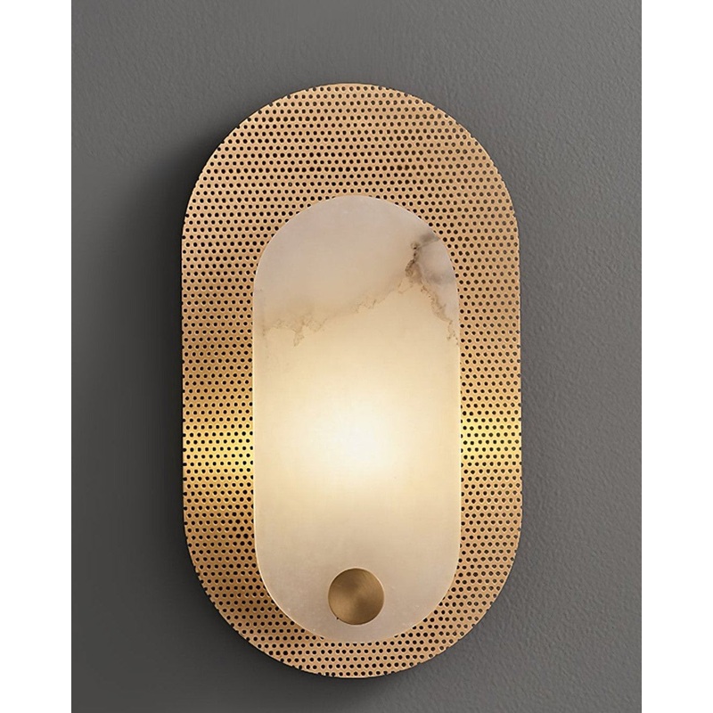 Modern Harlan Alabaster Wall Light