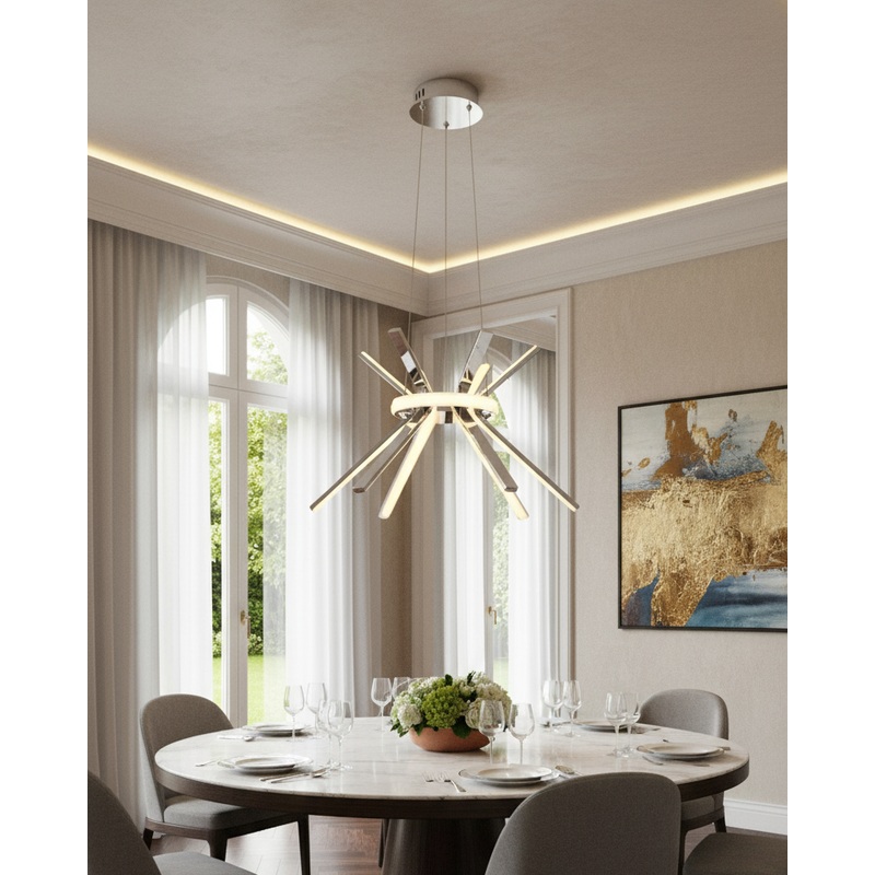 Modern Starburst Pendant Light