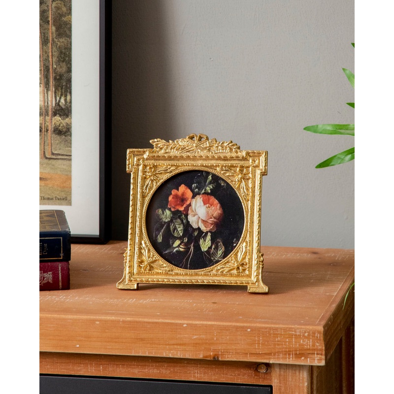 Vintage Ornate Gold Photo Frame