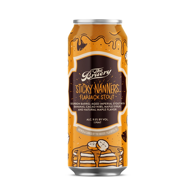 Sticky Nanners Flapjack Stout – 16oz. Can