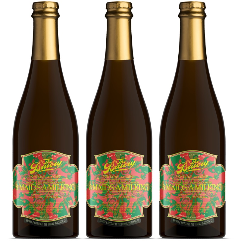 8 Maids-A-Milking – Bourbon Barrel-Aged (2016) 3-Pack – 5% Off