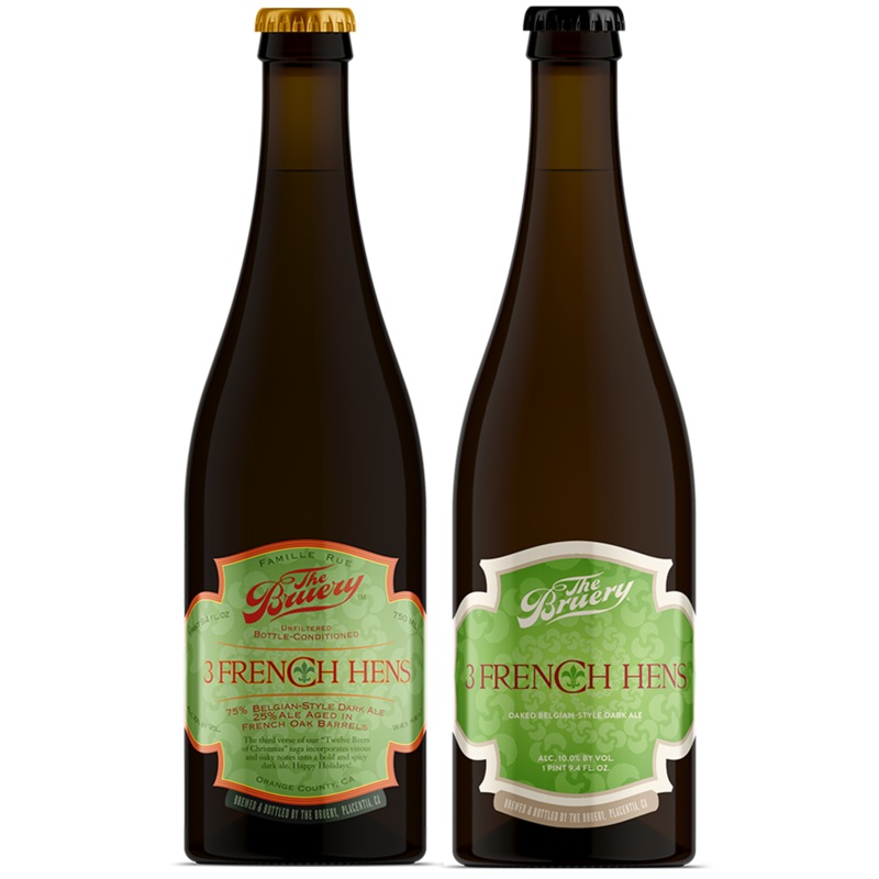 Vintage Pair of French Hens (2010 & 2022)