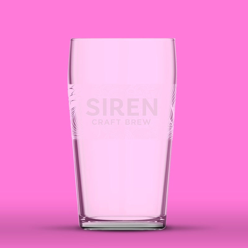 Siren Pattern Pint Glass