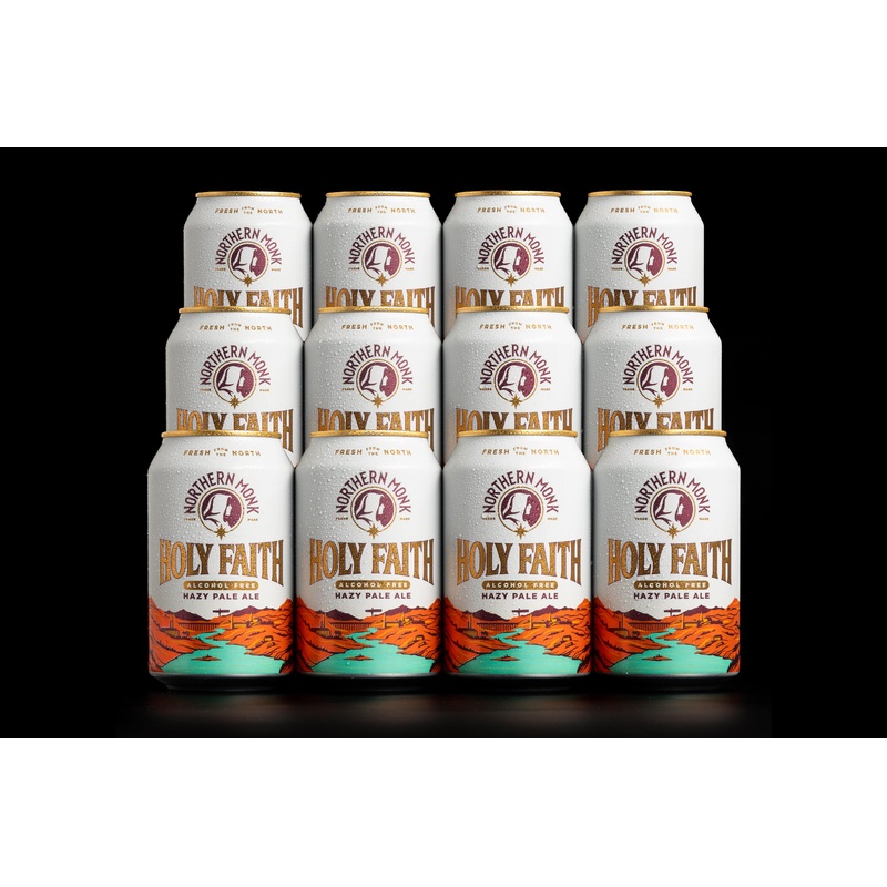 12 PACK // 330ml ALCOHOL FREE HOLY FAITH // HAZY PALE ALE // 0.5%