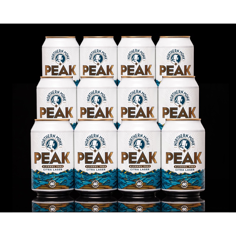 12 PACK // PEAK // CITRA LAGER //  0.5% ALCOHOL