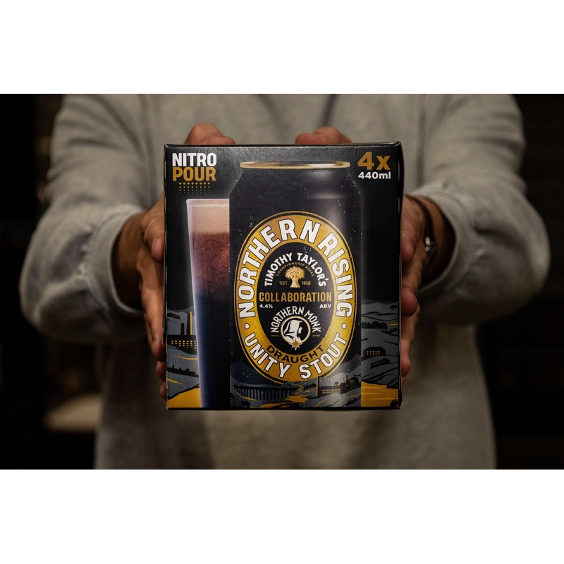 4 PACK // NORTHERN RISING // TIMOTHY TAYLOR’S COLLABORATION // UNITY STOUT // 4.4%
