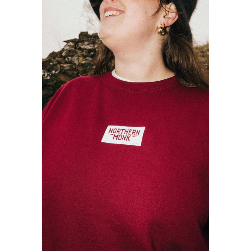 BURGUNDY NORTHERN MONK SWEATSHIRT