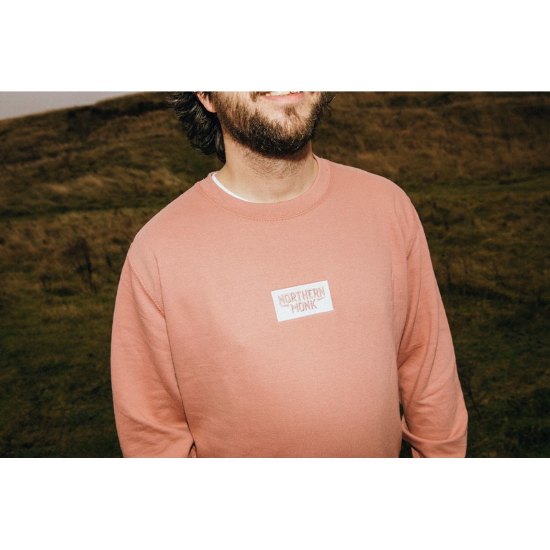 DUSKY PINK NORTHERN MONK SWEATSHIRT