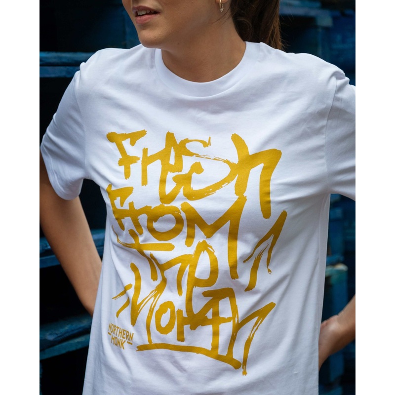 GOLD GRAFFITI TEE|Small|Medium|Large|XL|XXL|XXXL