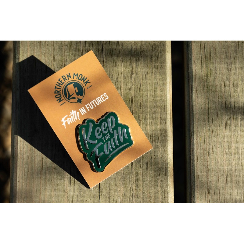 KEEP THE FAITH // ENAMEL MAGNETIC BADGE