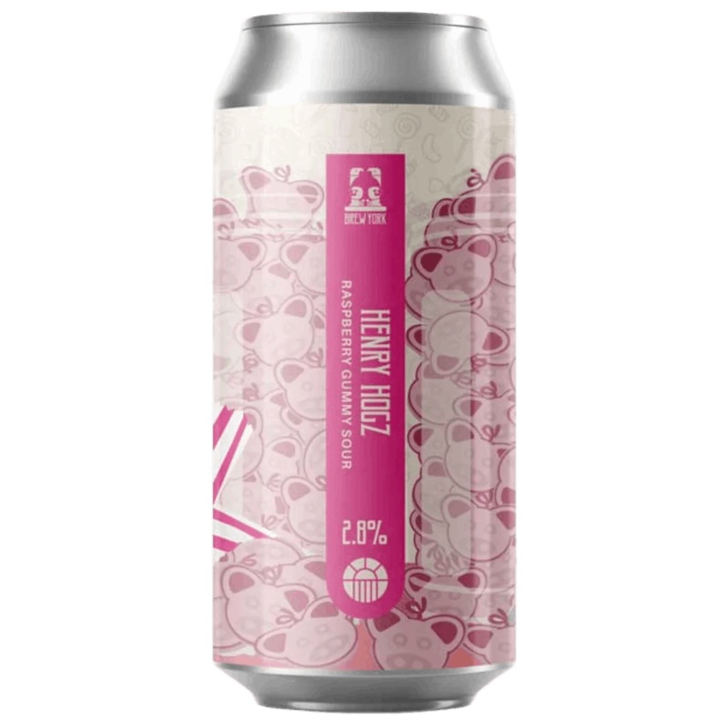 Brew York Henry Hogz Raspberry Gummy Sour 440ml (2.8%)