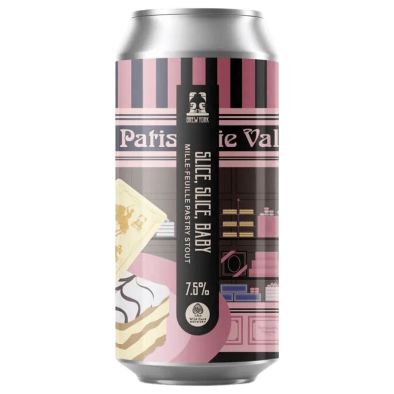 Brew York Slice, Slice, Baby Mille-Feuille Pastry Stout 440ml (7.5%)