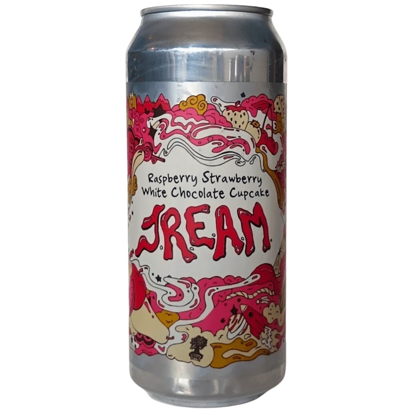 Burley Oak Raspberry Strawberry White Chocolate Cupcake J.R.E.A.M. Fruited Sour 473ml (4.8%)