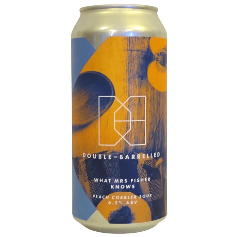 Double Barrelled What Mrs Fisher Knows Peach Cobbler Sour 440ml (6%)