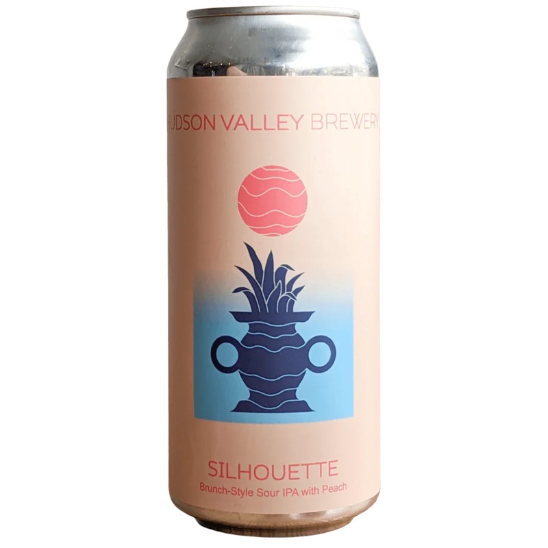 Hudson Valley Peach Silhouette Sour IPA with Peaches 473ml (5%)