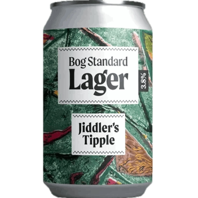 Jiddlers Tipple Bog Standard Lager 330ml (3.8%)