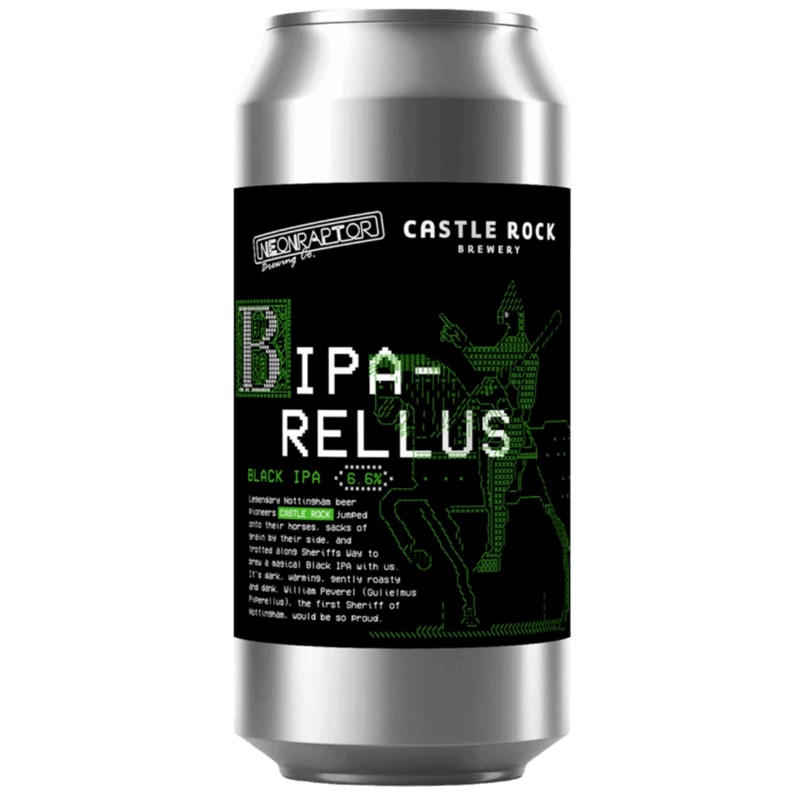 Neon Raptor Biparellus Black IPA 440ml (6.6%)