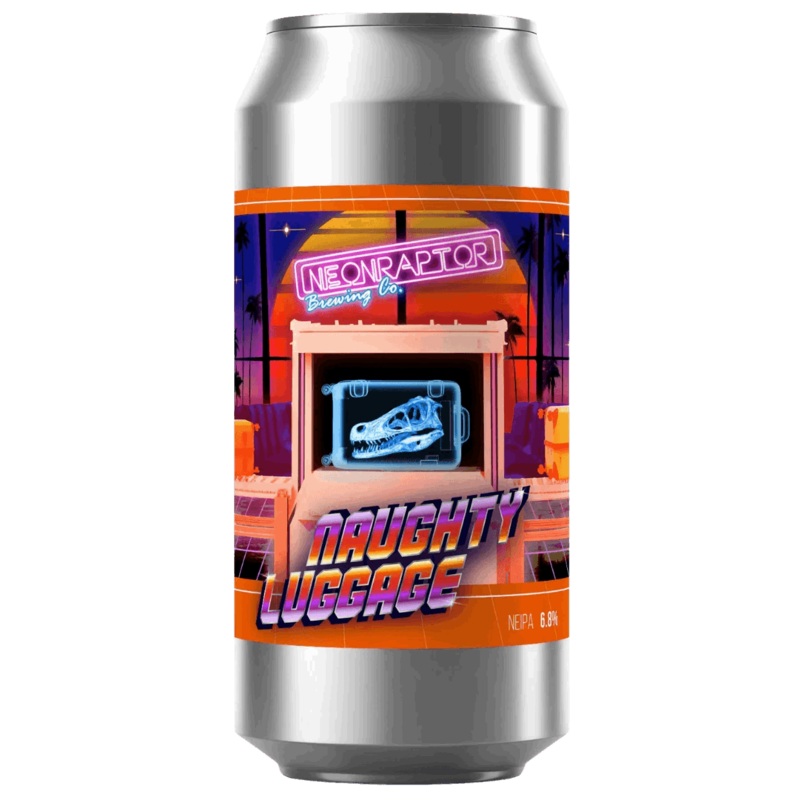 Neon Raptor Naughty Luggage New England IPA 440ml (6.8%)