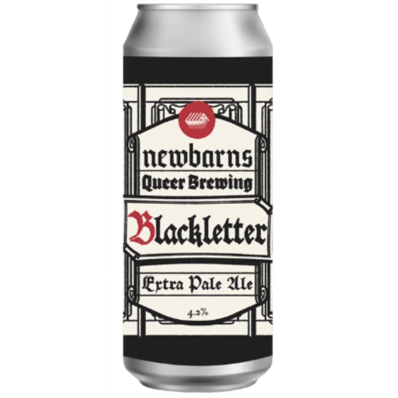 Newbarns x Queer Brewing Collab Blackletter Extra Pale Ale 440ml (4.2%)
