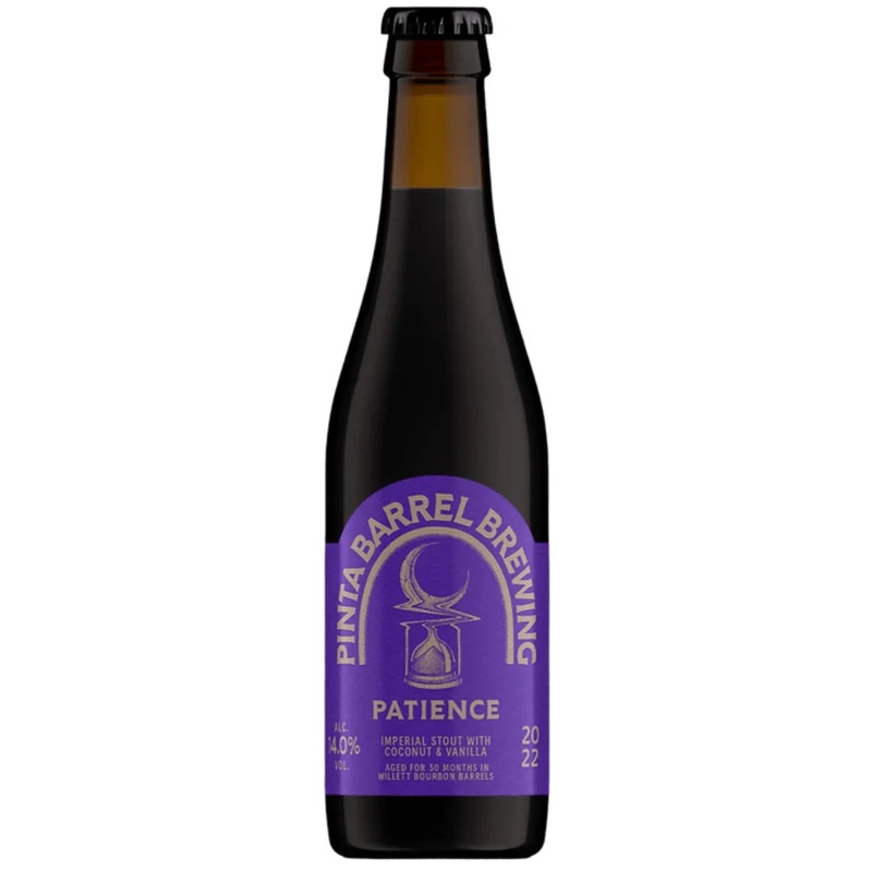 Pinta Barrel Brewing Patience Bourbon BA Coconut Vanilla Imperial Stout 330ml (14%)