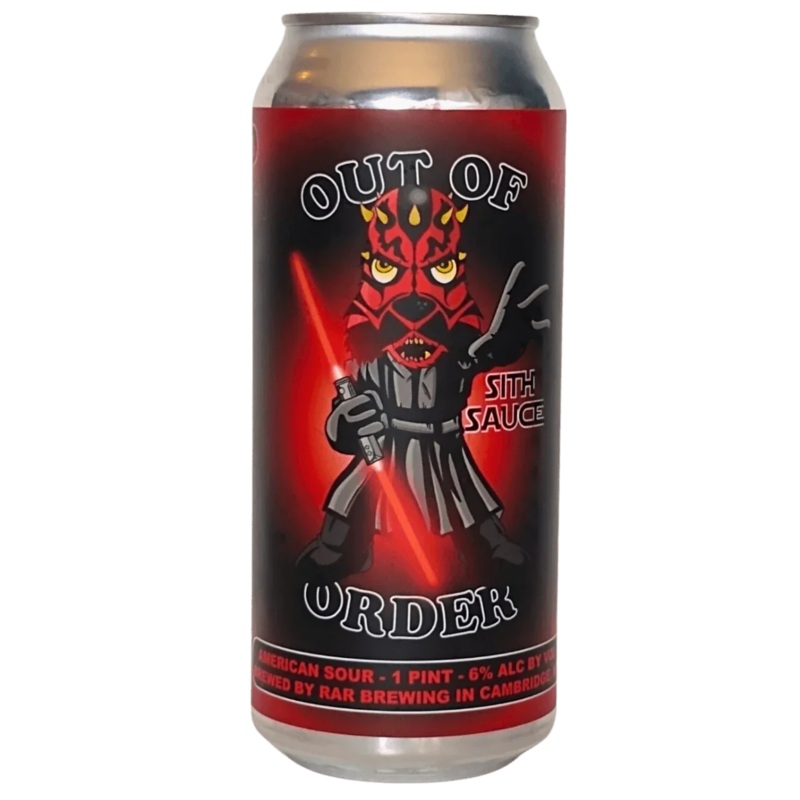 RAR Brewing Out ofOrderDarth Maul (Sith Sauce) Strawberry Raspberry Cherry Pastry Cream Smoothie Sour 473ml (6%)