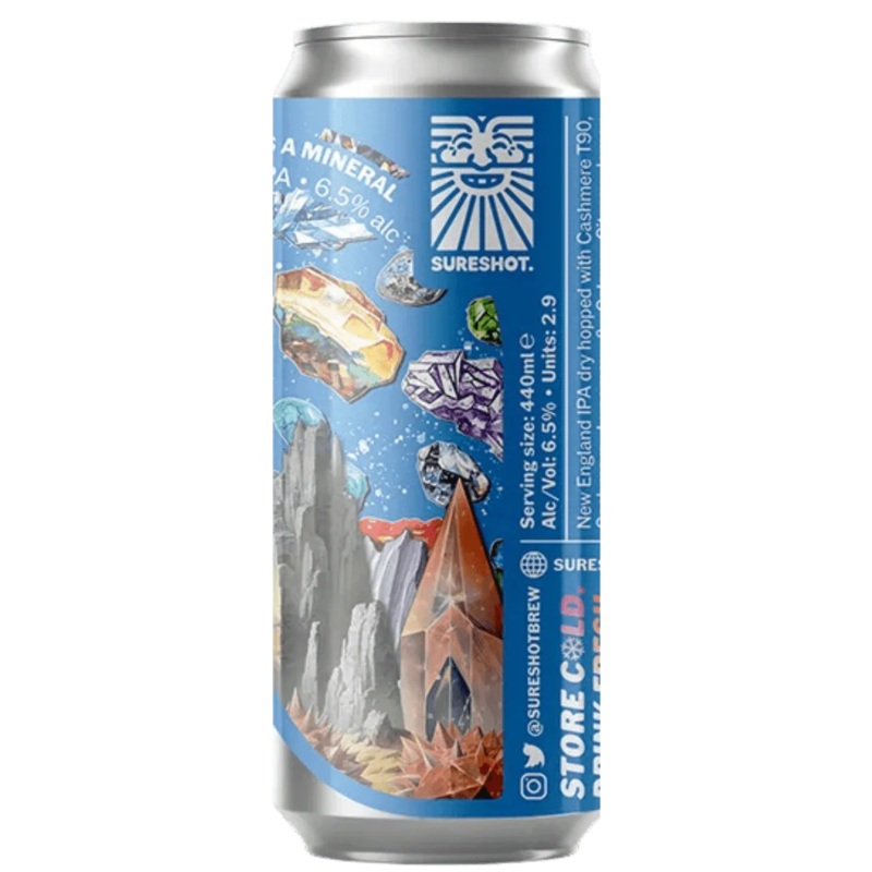 Sureshot It’s Not A Rock, It’s A Mineral New England IPA 440ml (6.5%)