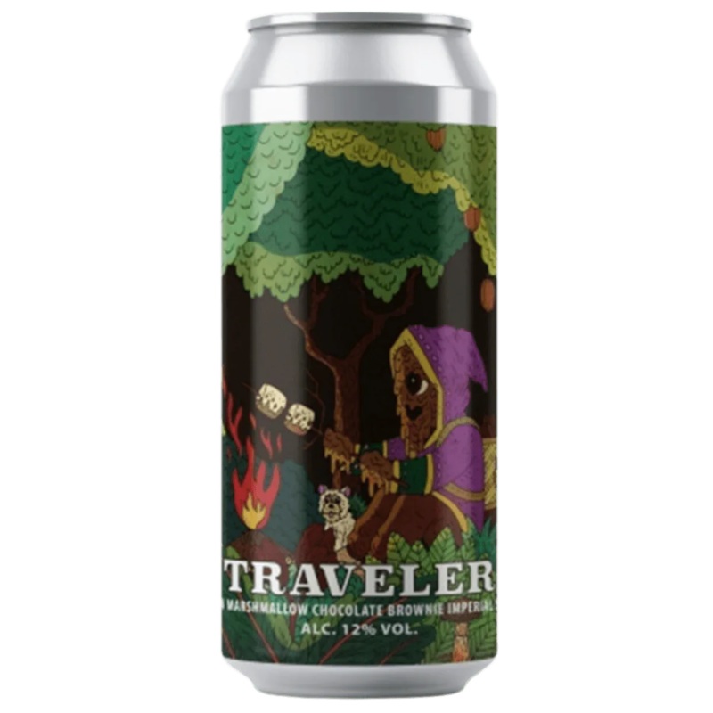 White Dog x Radical Way Collab Traveler Pecan, Marshmallow, Chocolate Brownie Imperial Milk Stout 440ml (12%)