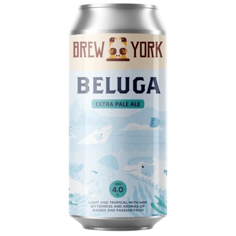 Brew York Beluga Extra Pale Ale 440ml (4%)