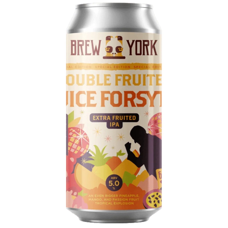 Brew York Double Fruited Juice Forsyth Extra Fruited IPA 440ml (5%)