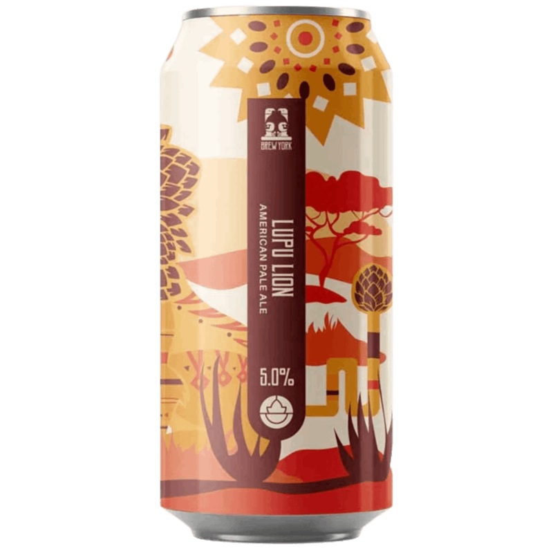Brew York Lupo Lion Gluten Free American Pale Ale 440ml (5%)