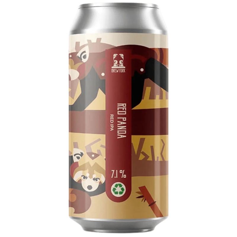Brew York Red Panda Red IPA 440ml (7.1%)