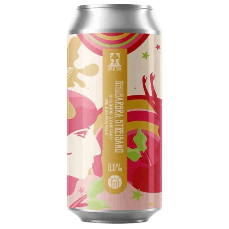 Brew York Rhubarbra Extra Custard Milkshake Pale Ale 440ml (5.5%)